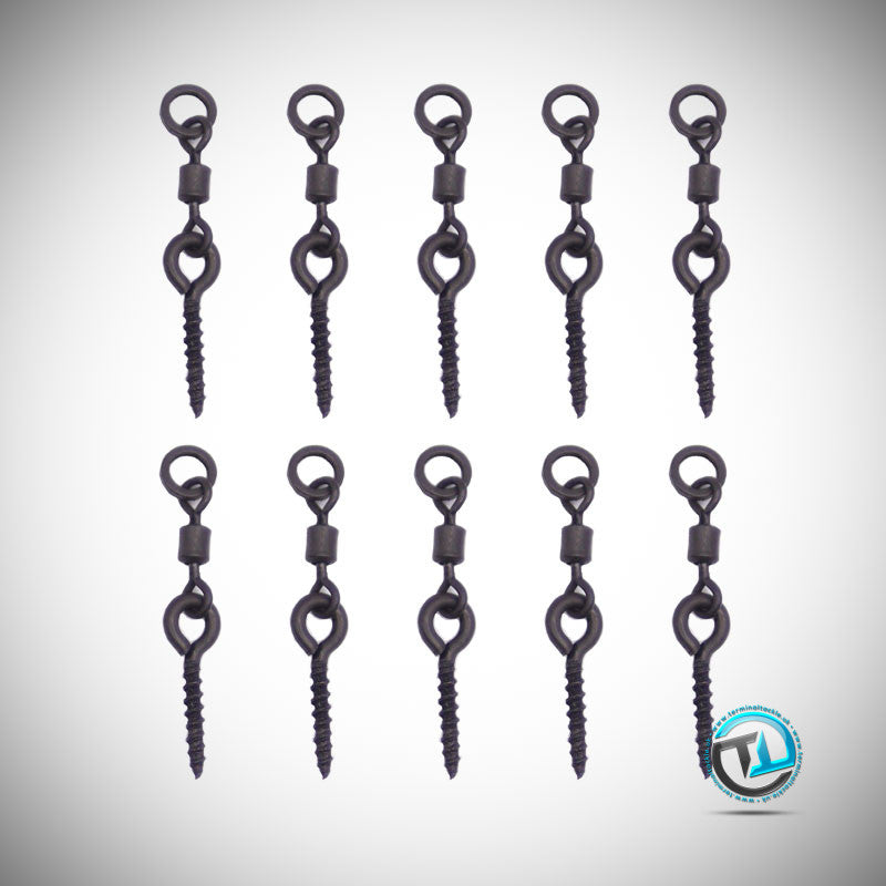 Metal Bait Screws with Swivel